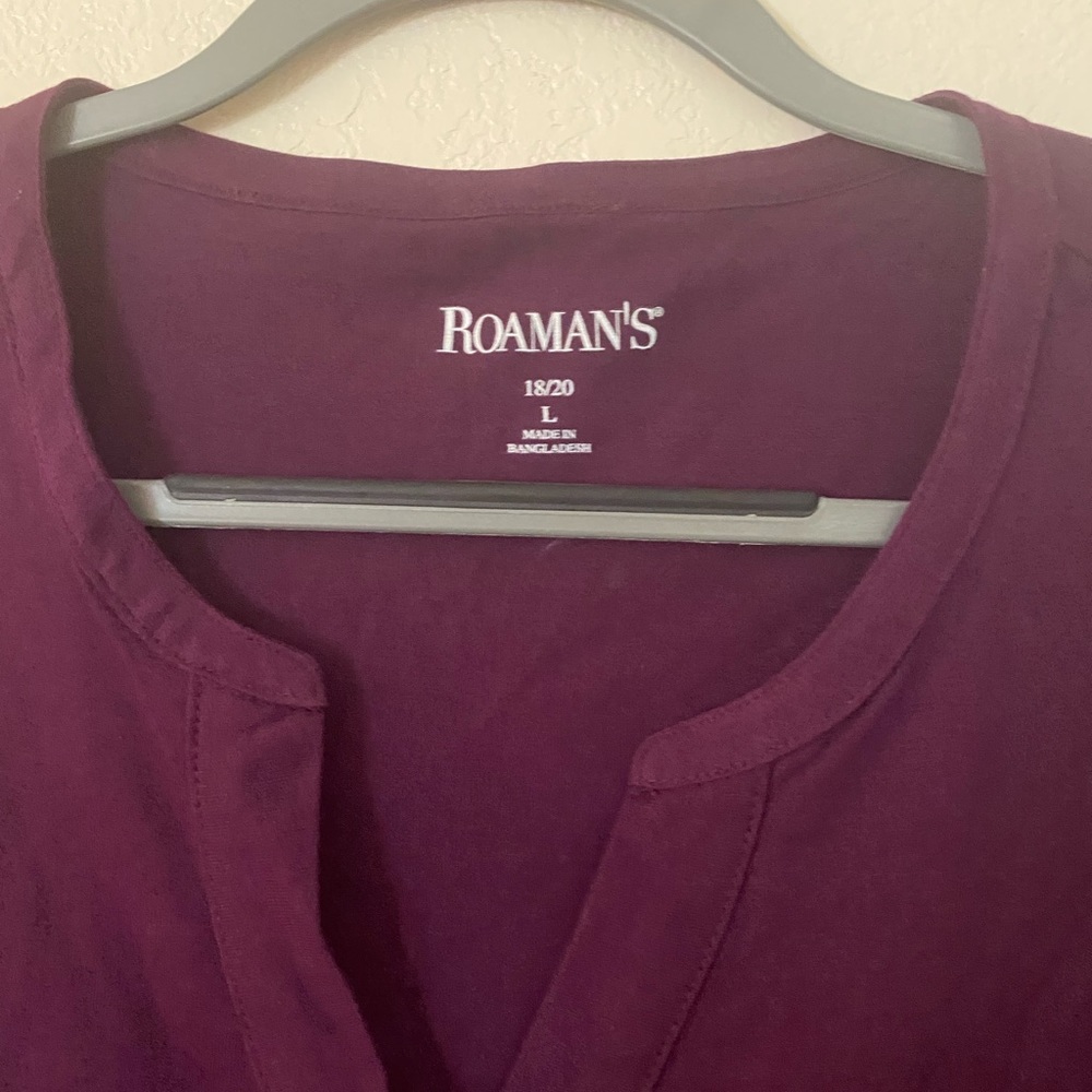 NWOT Plum Blouse SZ 18/20
